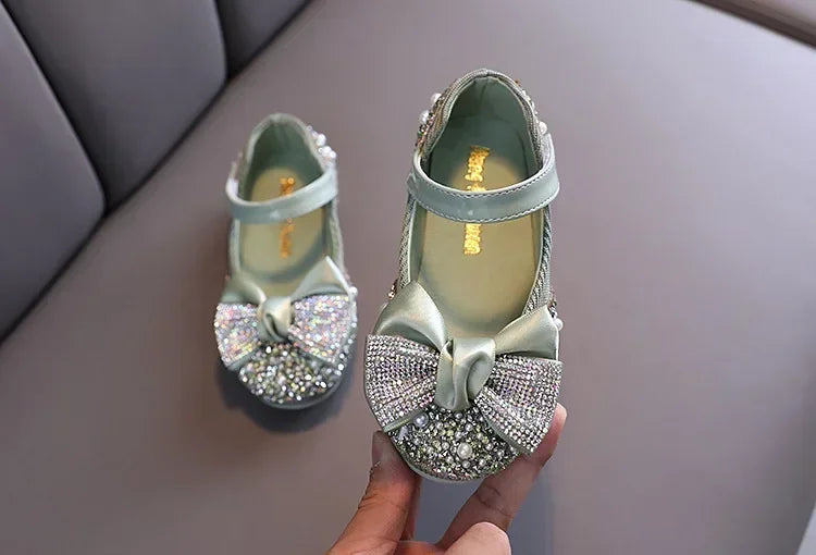 Sandals Toddler Girl Childrens Shoes Pearl Rhinestones Shining Kids Shoes Baby Girls Shoes Girls Thong Sandals