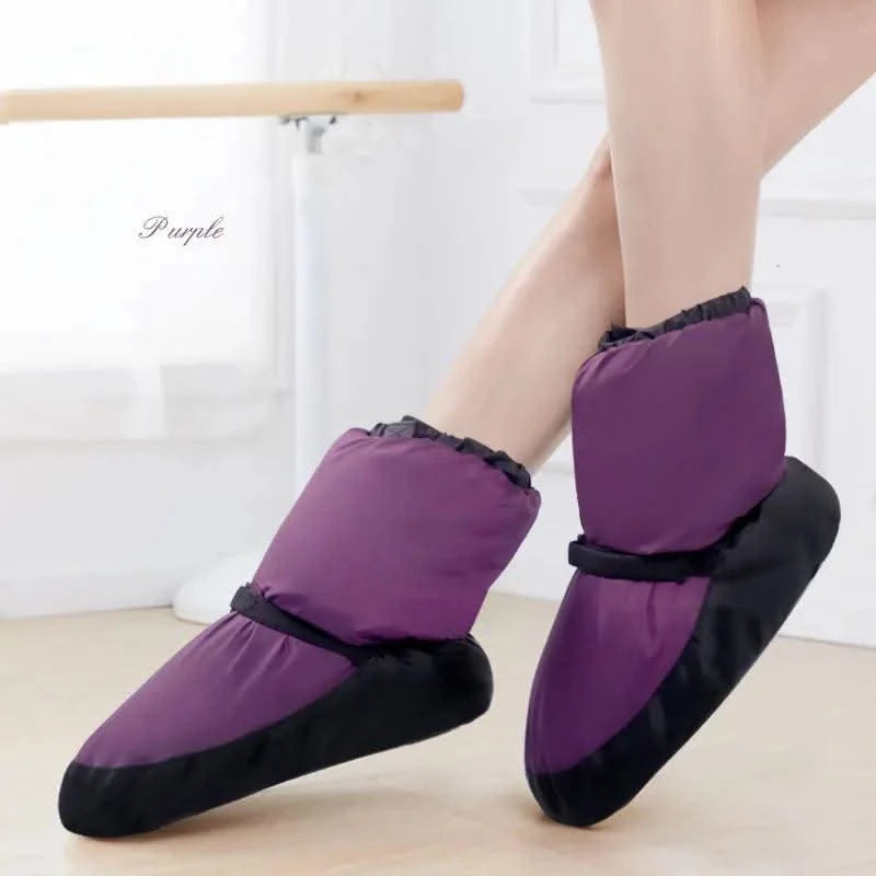 Ballet Dance Shoes Boots warmup Training Shoes Ballerina Boots