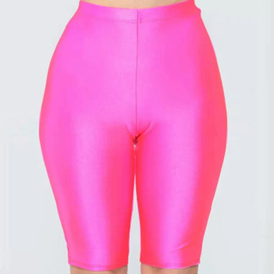 Women Cycling Shorts Dancing Gym Biker Slim Active Sports Solid Sexy Skinny 2024 New Summer