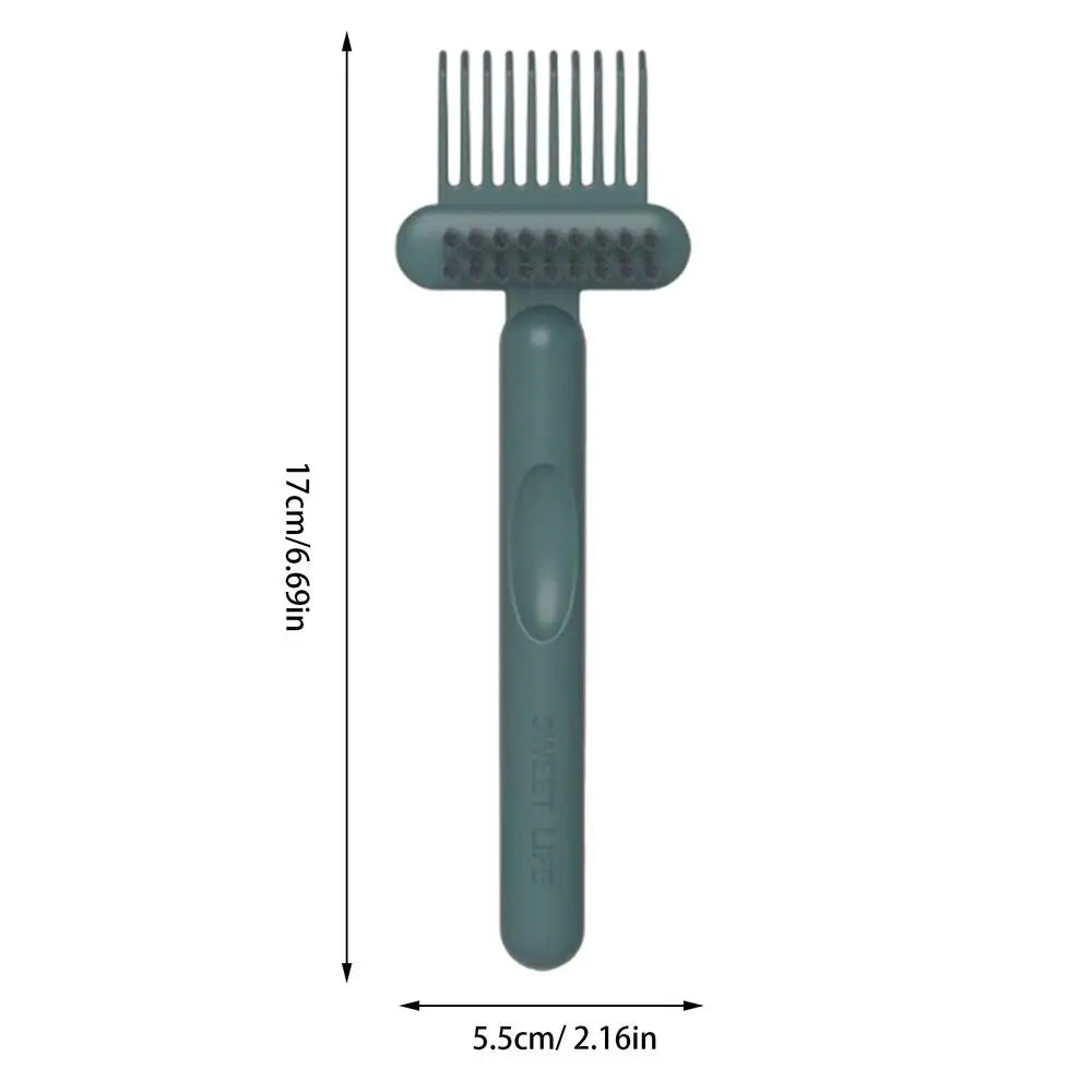 Hair Brush Cleaner Tool Hairbrush Cleaning Tools Comb Cleaner Rake 2-in-1 Cleaning Supplies For Removing Detangling Travel Home