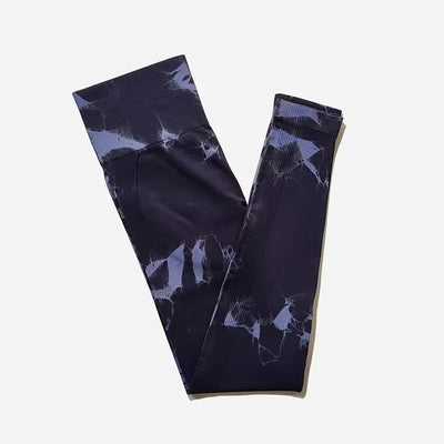 Tie Dye Seamless Leggings For Women High Waist