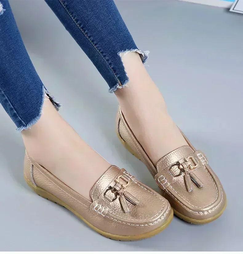 Women slip on loafers flat shoes moccasins casual sneakers