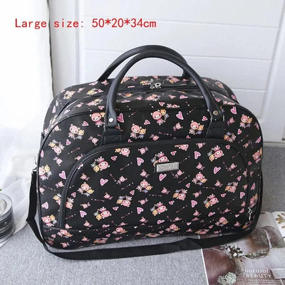 Fashion Cartoon Print Travel Bags for Women
