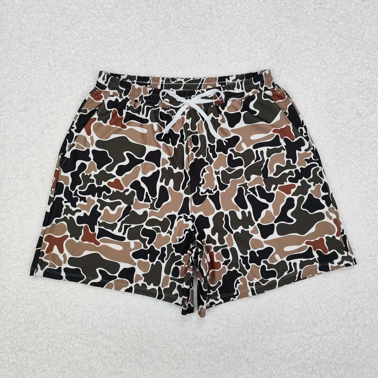 Wholesale Adult Women Swimwear Summer Sleeveless Shorts Swimsuit Set Camo Bathing Suit Clothing