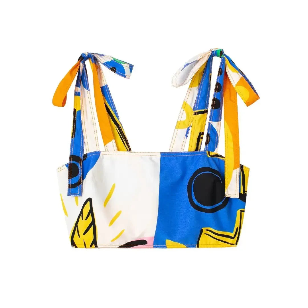 Printed Long Skirts For Women Fashion 2025 Pleated Midi Skirt Woman High Waist Skirt Sets Streetwear Summer Beach Skirt