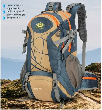 Mountain Backpacks Outdoor Solid Color Camping Bag Travel  Hiking Tactical Bags Breathable Waterproof Nylon Rainy Day Sport bag