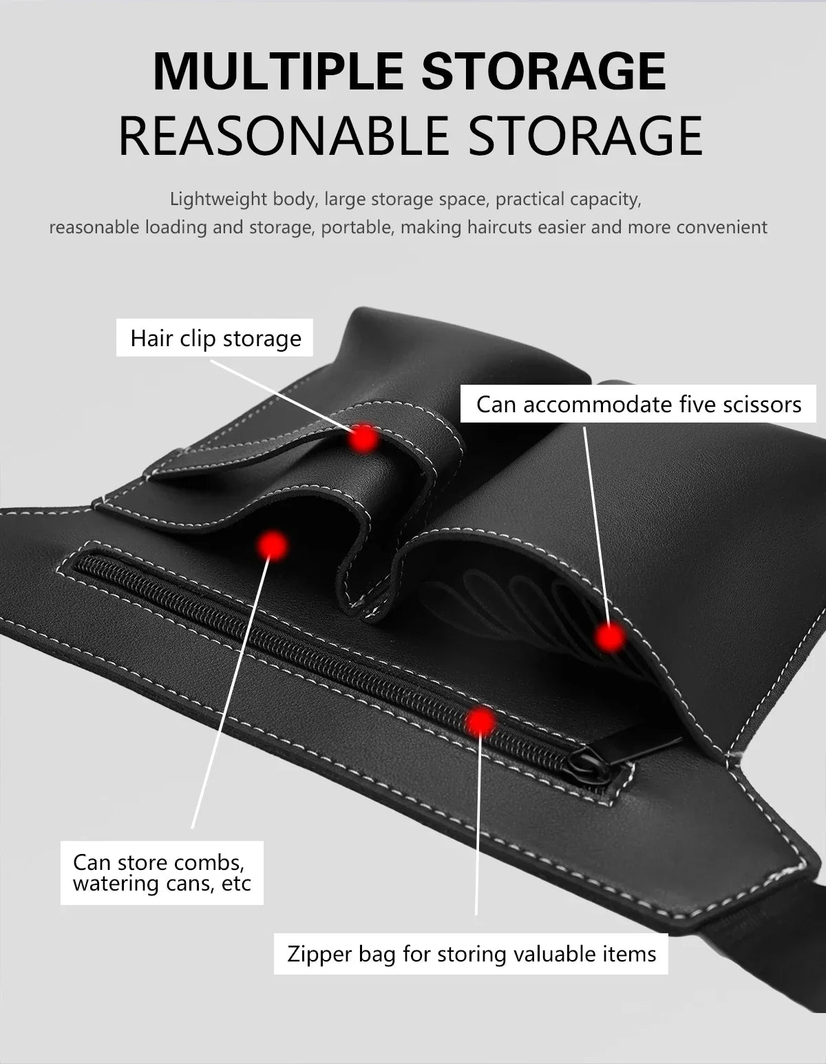 Hair Salon Barber Bag Professional Hairdresser Scissor Holster Belt Bags Barbershop Hairdressing Tools Accessories Supplies