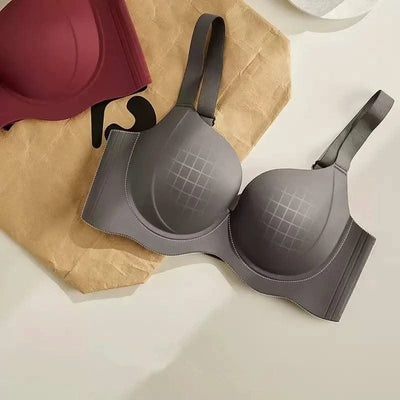 Wireless and Traceless Large Size Women's Anti-sagging Thin Mold Cup Bra