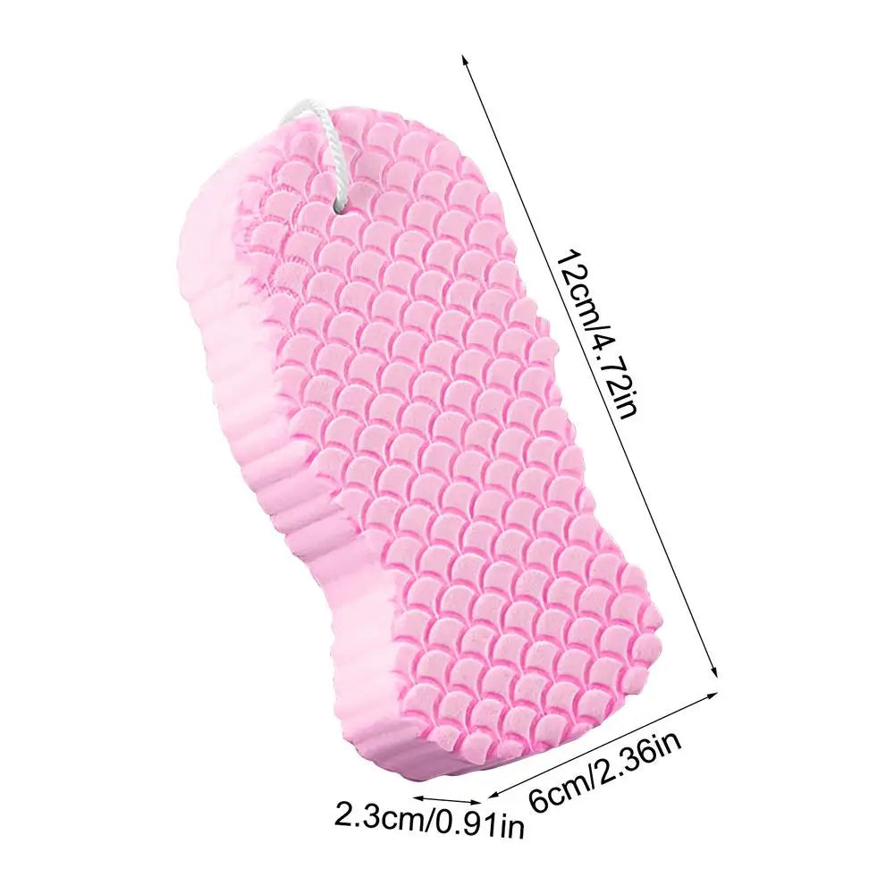 Bath Sponge Exfoliating Bath Scrubbing Sponges  Body Washcloth Skin Scrubber Relax Exfoliating Skincare Shower Scrubbing Tool