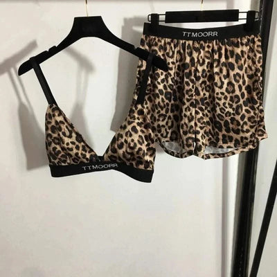 2025 Letter Stretch Band Casual Bikini Set Beach Bra Panties Set Comfort Sports Bikini Beach Vacation Swimwear - Elanique