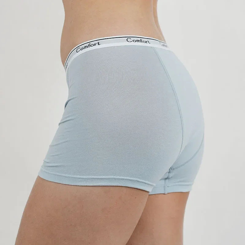 Cotton Menstrual Panties Women Leak Proof Boxer Short Underwear Female Menstruation Period Boyshort Underpants Woman Panty Panti