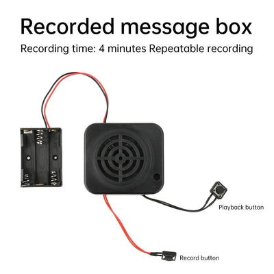 Recordable sound module 2/4 minute recorder DIY voice recording module with speaker button control for music box greeting card