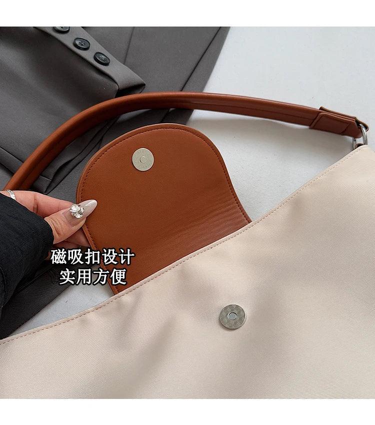 Stylish ladies handbag leather crossbody bag by famous designer - women’s shoulder tote elegant classic popular