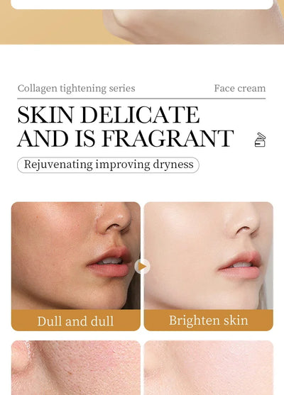 SADOER Collagen Firming Face Cream Skincare Moisturizing Hydrating Face Creams Faical Cream Beauty Face Skin Care Products