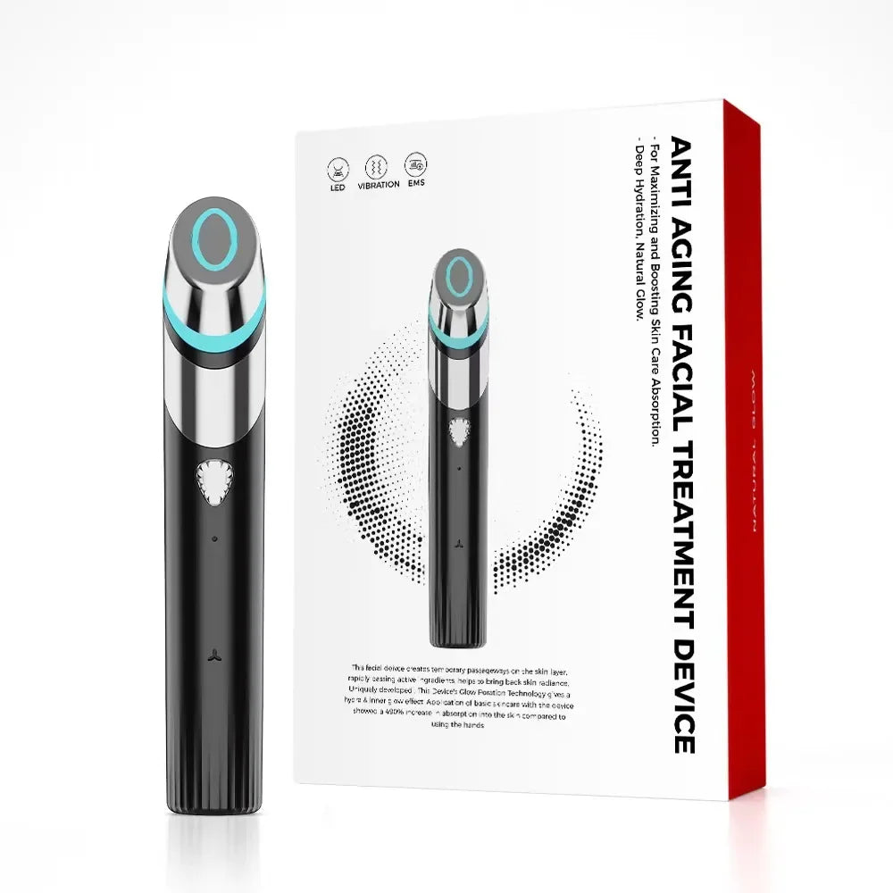 Facial Age-R Booster H Skin Care Facial Skin Care Tools Anti Aging Microcurrent Lift Face Care Therapy Home Beauty Device