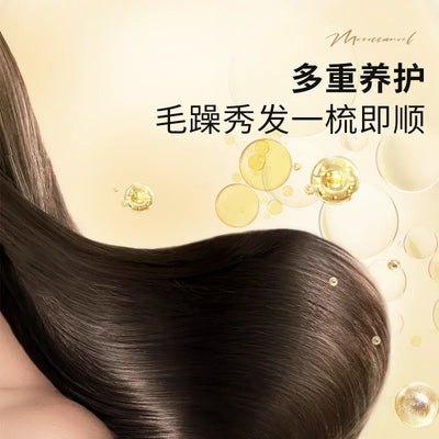 USB/110V/220V Portable 2-in-1 Negative Ion Electric Hair Brush and Curler by Aimoret for Straightening and Curling