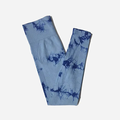 Tie Dye Seamless Leggings For Women High Waist