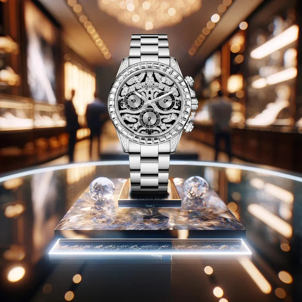 Men's trendy high-end fully automatic men's watch with high aesthetic value, business luminous quartz watch