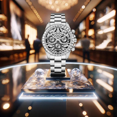 Men's trendy high-end fully automatic men's watch with high aesthetic value, business luminous quartz watch