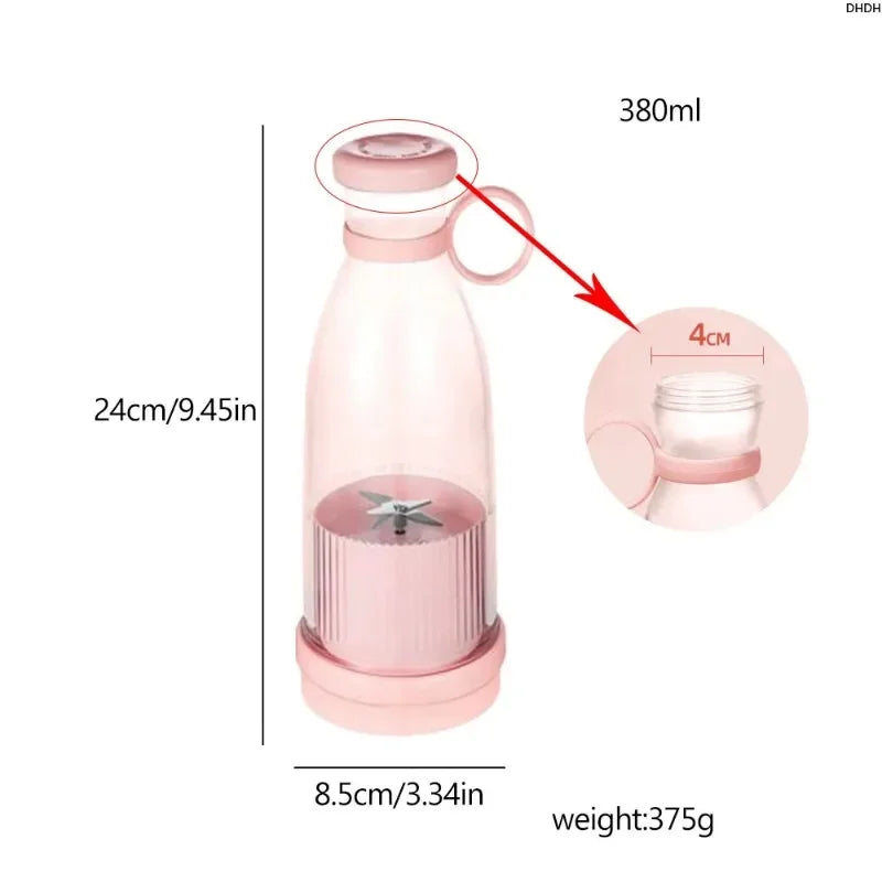 Portable Blender, Portable Blender for Shakes and Smoothies , Magnetic USB Fast Charging Mini Fresh Juice Mixer Bottle