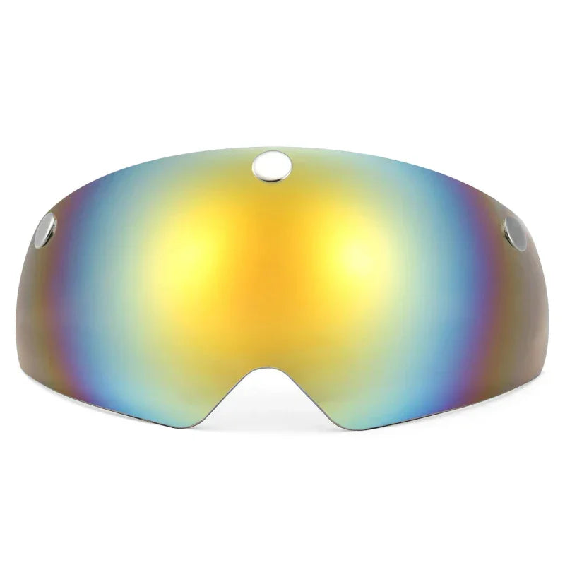 Mountain Bike Helmet Motorcycling Helmet with Back Light Detachable Magnetic Visor UV Protective for Men Women