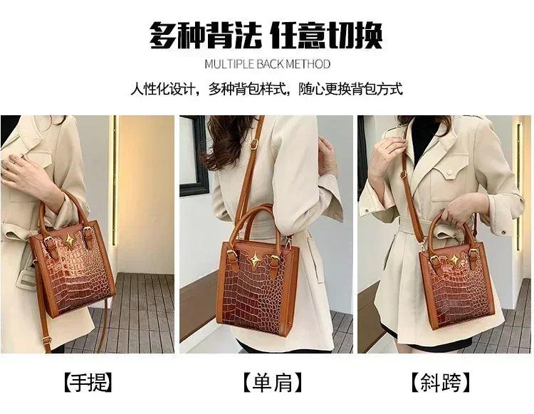 Elegant classic designer paris fashion inspired handbag for women with minimalist vintage charm and logo