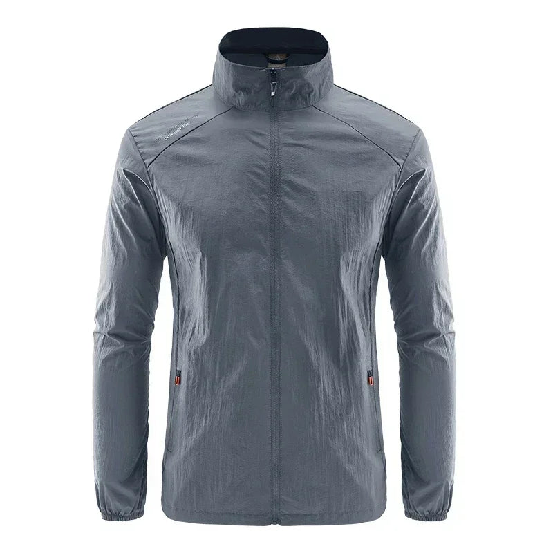 Summer Jackets Men Windbreaker Coats Male Sunscreen Clothing Traveling Camping Jacket Ultrathin Cycling Fishing Tops Hiking Wear