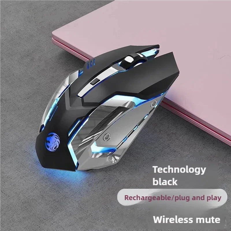 USB Wireless Gaming Mouse RGB Gamer Mouse 6 Buttons Mice Optical Office Computer Mouse For Desktop Laptop Ergonomic Mouse