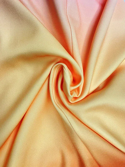 Beautyblue Gradient Outerwear Long Blazer for Women 2025 New Fashion Buttoned Pockets Chic Notched Collar Elegant Woolen Coats