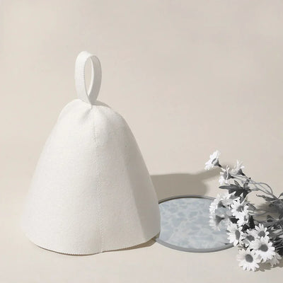 New Sauna Hat Anti Heat Caps Shower Caps Sauna Hat For Bath House Head Protection Russian Style Sauna Vaporarium Accessories