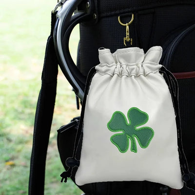 Golf course golf balls and serving bags with drawstrings -good gifts portable and durable golf club accessories for golf fans.