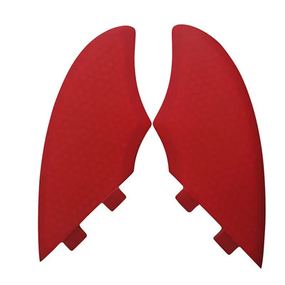 UPSURF FCS Keel Twin Fins FK Surfboard Side Fins Honeyconb Fiber Top Performance Surf Fins Double Tabs Twin Fins Set For Surfing
