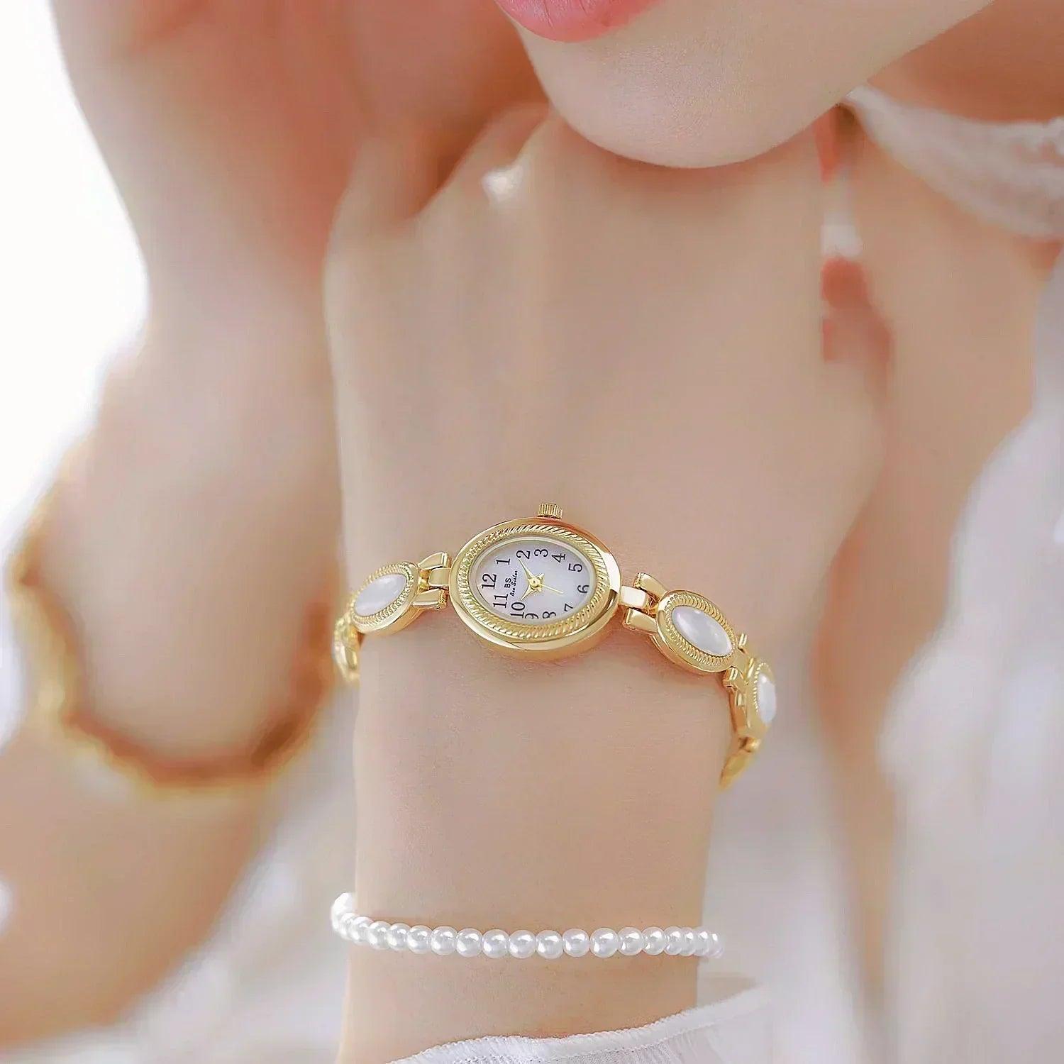 2025 new women wrist watches luxury brand elegant fashion ladies for female clock oval high quality gift dropship