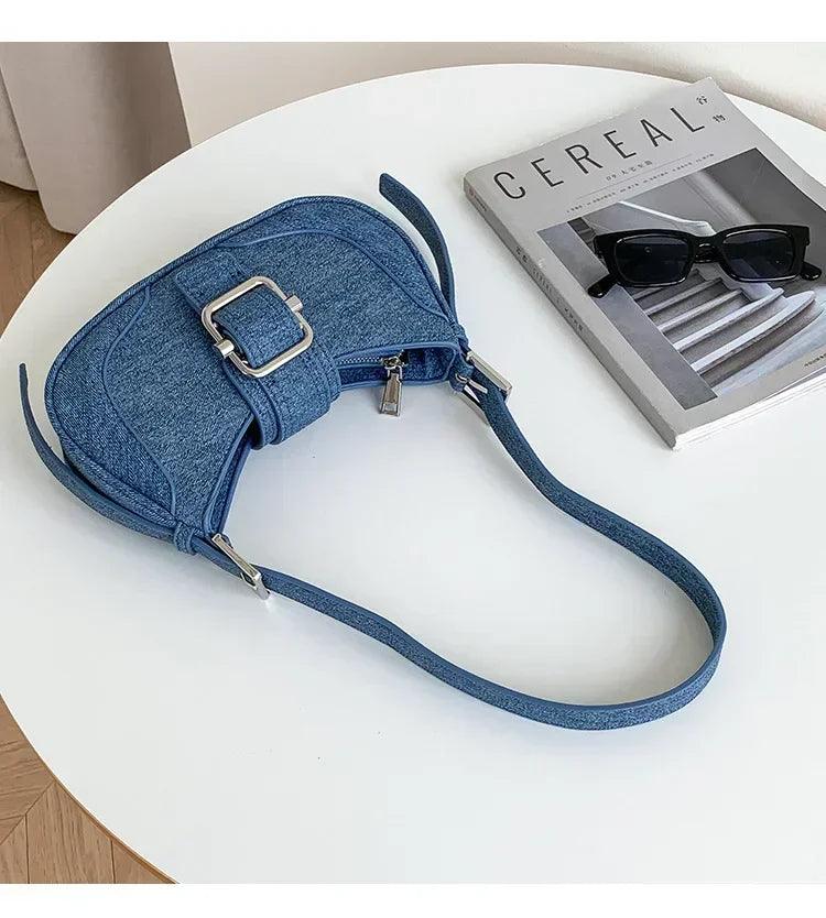 Fashion handbags for women half-moon leather hasp lady shoulder crossbody bag luxury designer ladies underarm bags hobo