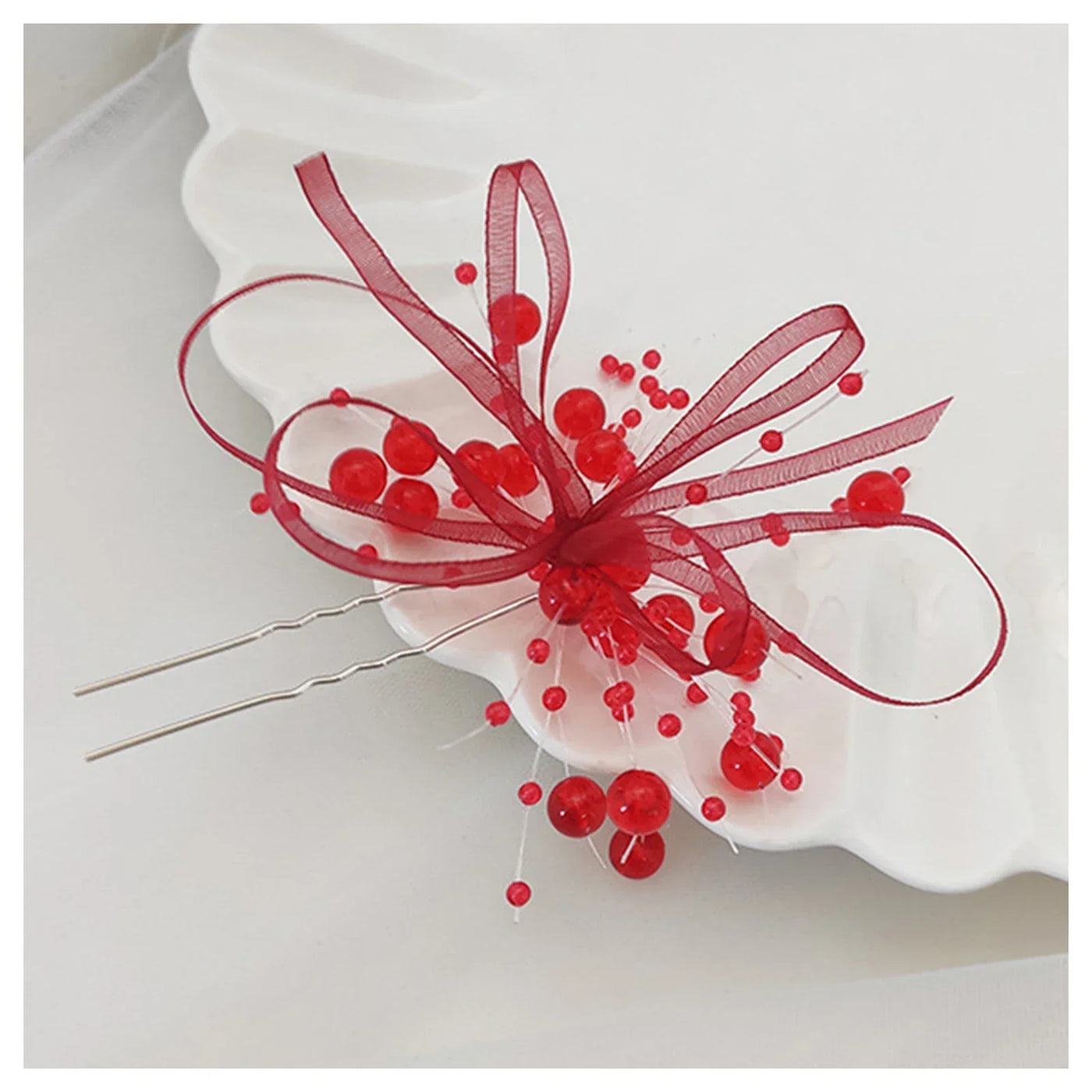 Fashion Crystal Wedding Hairpin Hair Accessories U-shaped Hairpins Bridal Hair Jewelry Rhinestone Women Hair Clips Headpieces