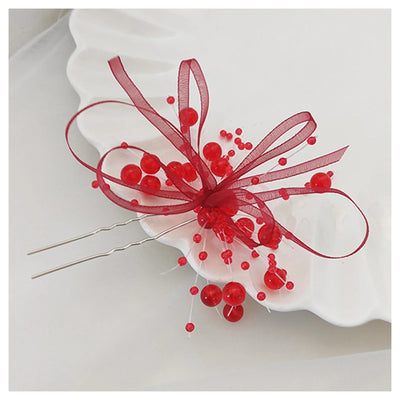 Fashion Crystal Wedding Hairpin Hair Accessories U-shaped Hairpins Bridal Hair Jewelry Rhinestone Women Hair Clips Headpieces