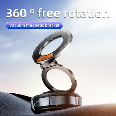 Magnetic Phone Holder Car Mount for MagSafe Enhanced Vacuum Suction Cup 360° Adjustable Cell Phone Accessorie for iPhone Android