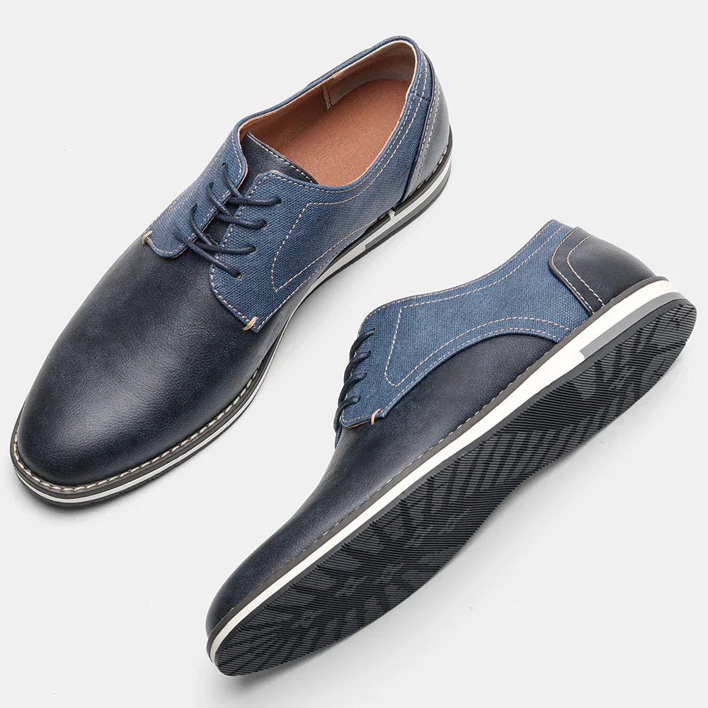 Fashion Casual Leather Men's Loafers Comfortable Brand Men Flats