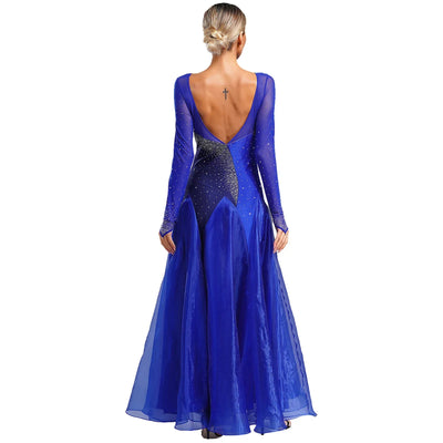 Waltz Ballroom Competition Dress Women Evening Gowns Concert Outifts Modern Tango Standard Dance Performance Stage Costume