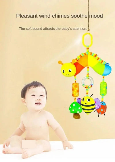 Baby Toys for 0 3 6 12 Months Rainbow Activity Plush Animal Stroller Hanging Toy for Baby Car Seat Crib Travel Sensory Baby Toys