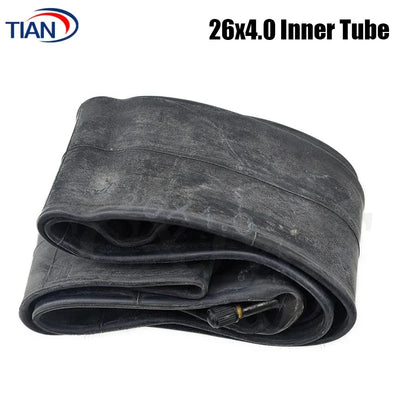 20/24/26 Inch Beach Bike Snow Bike Inner Tube 20x4.0/24x4.0/26x4.0 AV Schrader Electric Bike Fat Tire Cycling Tyre Rubber Tube