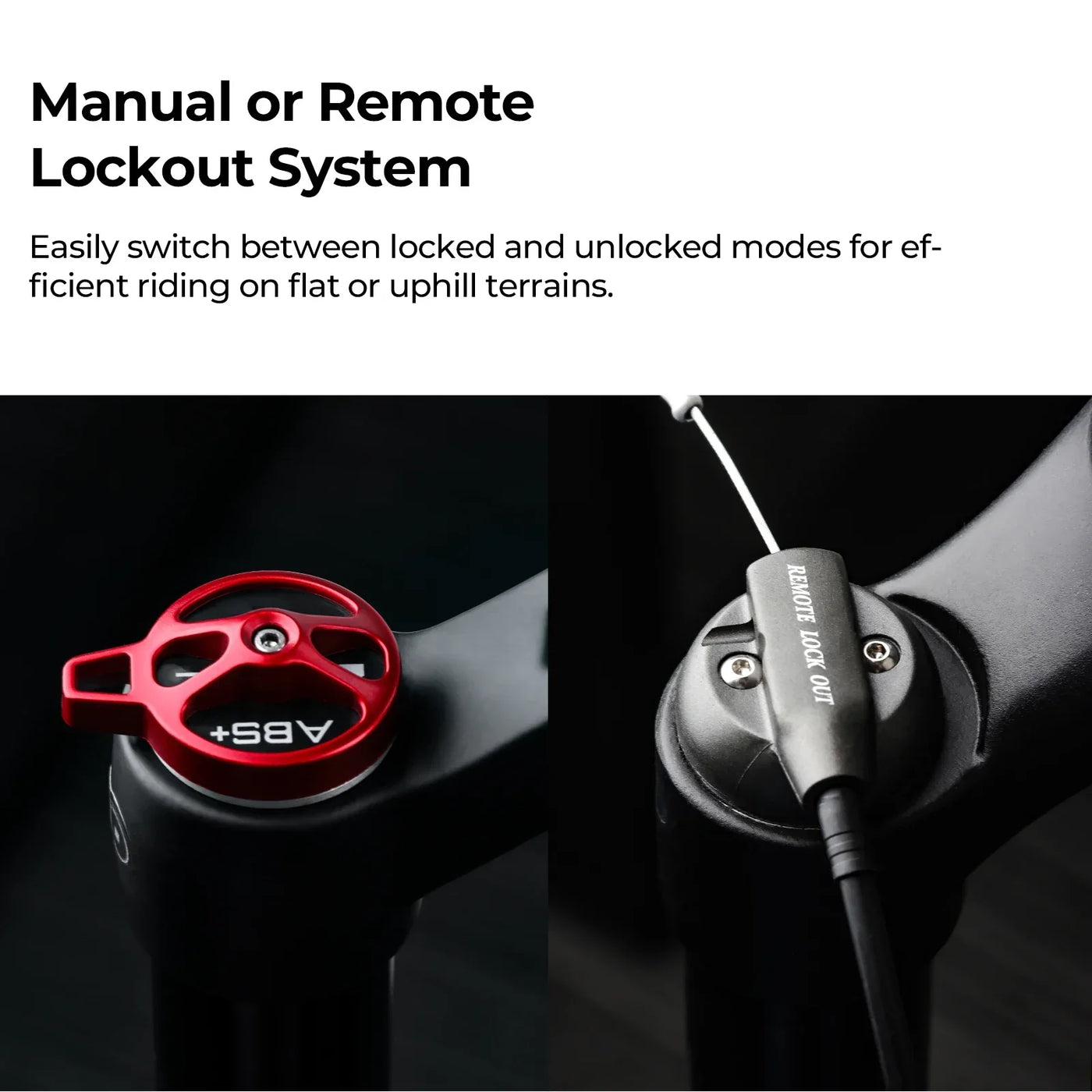 BOLANY Snow Bike Fat Front Fork 20x4.0 with Magnesium Alloy Hook 120mm Travel Air Suspension Compatible E-Bike Mountain Bike