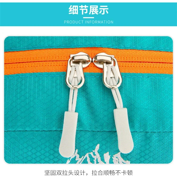 Outdoor Backpack Oxford Buden Mountain Riding Backpack Ultra Light Multifunctional Casual Foldable Backpack Large Capacity