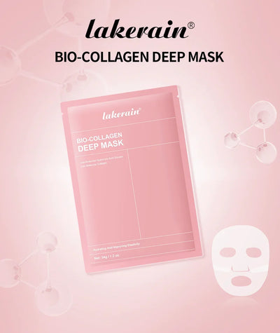 4Pcs Bio-Collagen Deep Face Mask Shrink Pores Deep Hydrating Overnight Mask Moisturizing Refreshing Brightening Face Skin Care