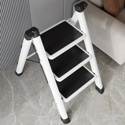 3 Step Folding MultiFunctional Ladder Household Folding and Retractable Zigzag Ladder Indoor Climbing Ladder Thickened Staircase