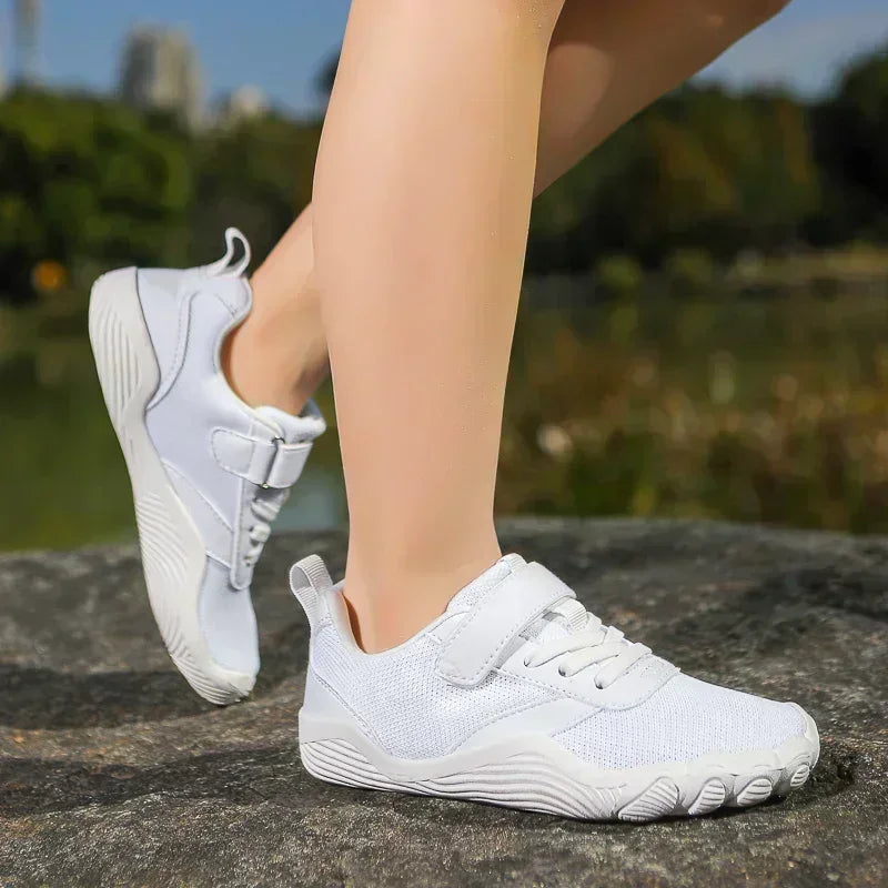 Kids barefoot shoes wide toe minimalist zero drop slipstop toddler children beach aqua water walking sneakers babies