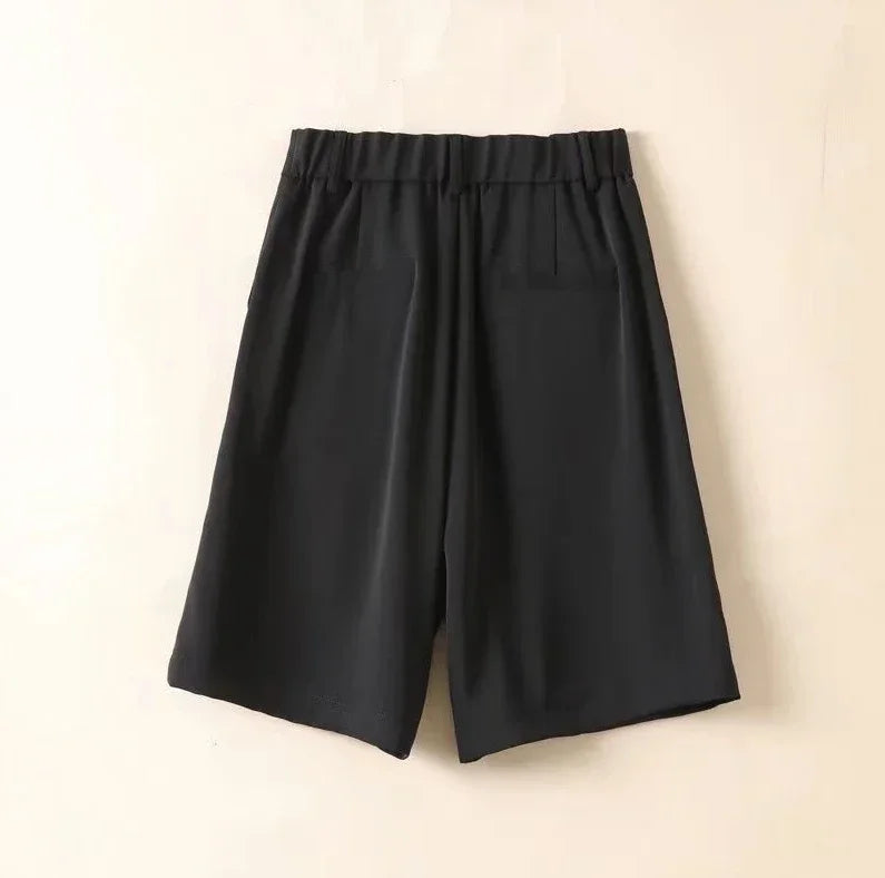 Short Pants Woman Wide Chiffon Shorts for Women Summer Women's Korean Style Designer Kpop Jorts Cheap Streetwear Flowy Comfy Hot