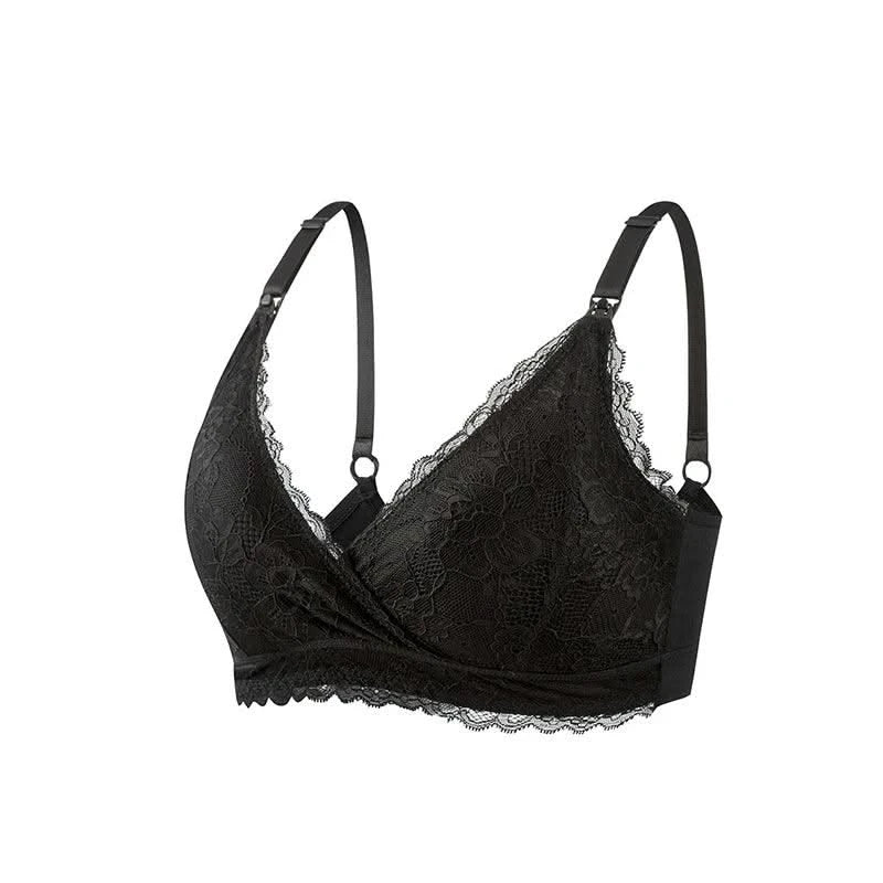 Maternity Nursing Bras Women Lace Breastfeeding Removable Padded