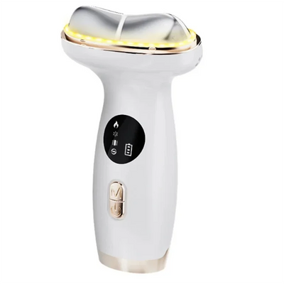 A52Q-Red Light Therapy LED Facial Massager Cold Heat For Face Neck Eye Lifting Firming Depuffing Sculptor Skin Care