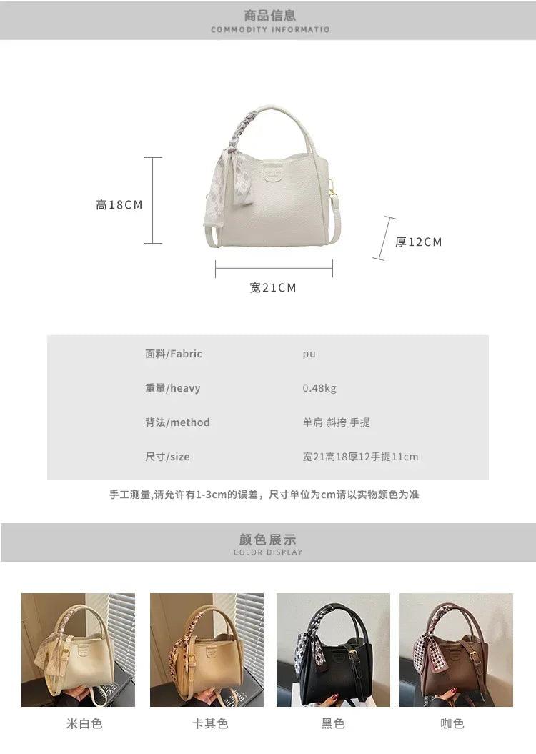 2025 new women’s handbag trendy bucket bag luxury stylish shoulder crossbody purse versatile casual tote designer ladies